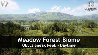 MAWI Meadow Forest | Unreal Engine 5.3 | Sneak Peek Daytime #unrealengine #UE5 #gamedev