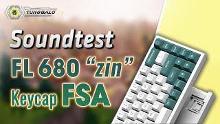 FL680 | FSA keycap | KTT Red Wine (lubed & filmed)  - Soundtest FL.Esports FL680