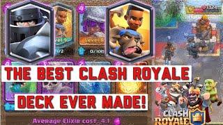 The Best Mega Knight+Ram Rider Deck Ever! (OVERPOWERED) (NO SKILL NEEDED) | Clash Royale