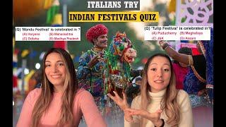 Italians Take Indian Festivals Quiz Challenge