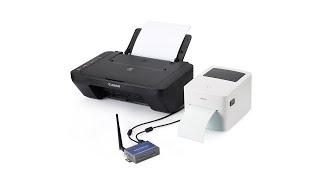 CR202 Wireless Print Server has 2 USB Ports, Convert USB Printer to be Wireless Networking Printers