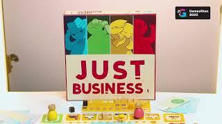 Just Business Board Game Trailer (Gameathon 2022 TOP 10)