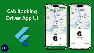 Online Cab Booking App UI in Flutter | Uber Clone in Flutter | Driver App | CabWind