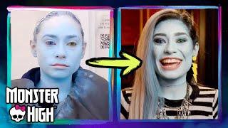 Hair & Makeup Transformation w/ Monster High: The Movie Cast! | Monster High