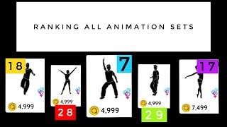 Ranking All Animation Sets In The Shop Worst To Best!/Avakin Life