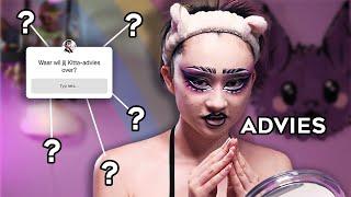 ADVIES GEVEN TERWIJL IK EXTREME MAKE-UP DOE | over tampons, kunst, praten, zelfbeeld, paniek etc.