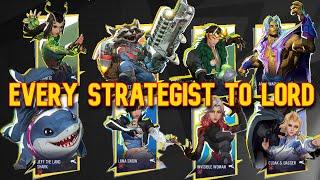 I Got EVERY Strategist to Lord in Marvel Rivals!