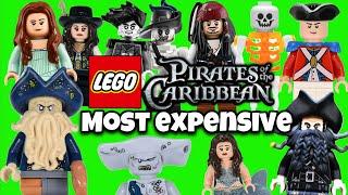 Top 10 *MOST EXPENSIVE* LEGO Pirates of The Caribbean Minifigures! (2024)