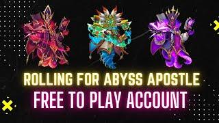 Rolling For ABYSS APOSTLE Castle Clash