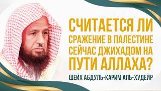 Считается ли сражение в Палестине джихадом? | Шейх Абдуль-Карим Аль-Худейр