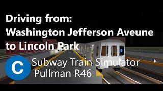 ROBLOX Subway Train Simulator A/C Line - Experimental driving on the Pullman R46 train