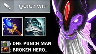 NEW QUICK WIT Scepter Dark Seer Crazy Fast One Punch Man vs Tiny CK Top Rank by OG.Wisper Dota 2