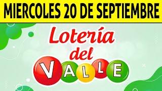 Resultados Lotería del VALLE del Miércoles 20 de Septiembre de 2023 | PREMIO MAYOR 