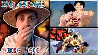 СМЕРТЬ ЭЙСА !!! | Ван-пис ► 482-483 серия | Реакция на аниме | One Piece