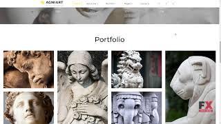 Agniart Sculptor Photo Gallery Website Template TMT Denver Yori