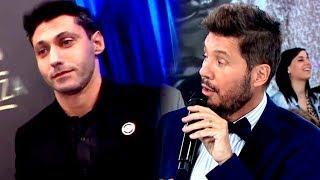 Volvió Tito Speranza a Showmatch como custodio y Marcelo Tinelli se hizo el canchero