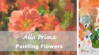 Alla Prima in Oils - Painting Flowers: "A Glimpse of Sunshine"