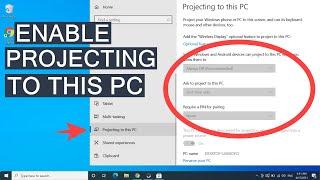 Fix "Projecting To This PC" Option Disabled / Greyed Out In Windows 10