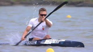 K1 men 1000m Final A Canoe sprint WorldCup Szeged 2024. Balint Kopsz 