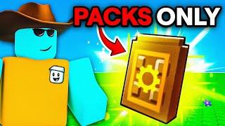 Starting Over Using Only EXOTIC CRAFTERS SEED PACKS in Grow a Garden