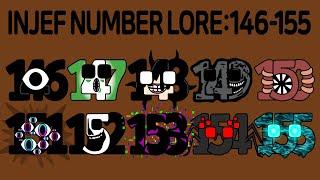 인제프 넘버로어 INJEF Number Lore (146-155)│Alphabet Lore meme