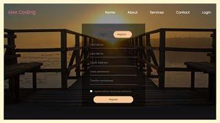 How To Create A Website Using  HTML  _ CSS  _ JavaScript With Login   Registration Form