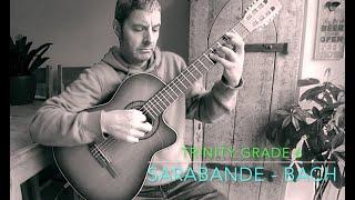 Sarabande -J.S.Bach : TRINITY Grade 6 Guitar