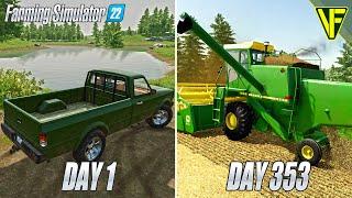 Starting A Farm With £50 And An Old Truck on No Mans Land (Part 2) | Farming Simulator 22 Supercut