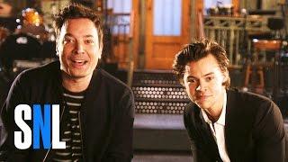 SNL Host Jimmy Fallon and Harry Styles Snap to It