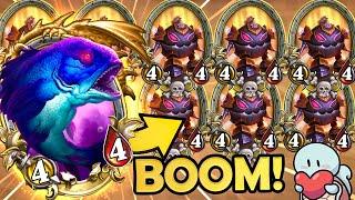 I made a KABOOM BOT COMP! | Hearthstone Battlegrounds