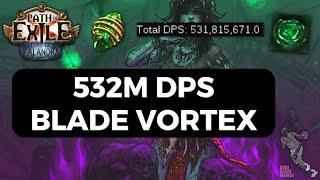 [PoE 3.19] #1 532M DPS Blade Vortex Occultist - How to Scale BV Damage