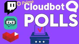  Set Up Polls On Your Stream // Cloudbot & Streamlabs Tutorial