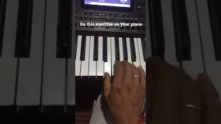 Piano hannon exercise