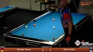 Thomas Damm v Denis Grabe | Group | TOR SERVICE 24 / BILLARD BECKMANN | Pinneberg Open 2017
