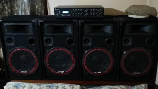 My HiFi setup: Adastra A4 amplifier and 4 Max Red speakers