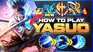 HOW TO PLAY YASUO SEASON 14 | NEW Build & Runes | Season 14 Yasuo guide | League of Legends