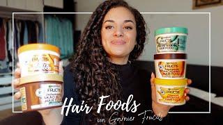 REVIEW zu Garnier Fructis HAIR FOODS | Meine MEINUNG zu den Produkten für LOCKEN | IamAniva