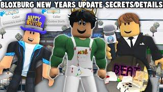 BLOXBURG NEW YEARS UPDATE HIDDEN SECRET DETAILS...