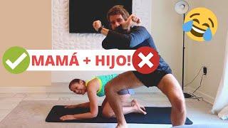 YOGA CHALLENGE WITH MY MOM 