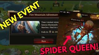 New Event Fire Mountain | Spider Queen | Blacksmith Ring | Stormfall Saga Of Survival