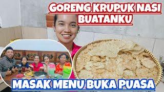 GORENG KRUPUK NASI BUATANKU‼️BISA MEKAR GAK YA⁉️MASAK MENU BUAT BUKA PUASA&SENANGNYA KUMPUL MBAH UTI