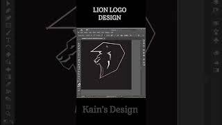 How to create a #lineart #lion #design in #illustrator | #Illusttratortutorial  #graphicdesinger