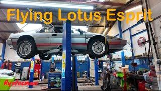 Lotus on the lift, S3 Esprit update and a lovely little Riley Elf in the garage