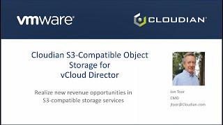 Cloudian Object Storage for VMware vCloud Director