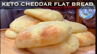 KETO CHEDDAR FLAT BREAD | PITA BREAD