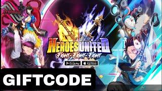 Heroes United Fight x3 & All 10 Giftcodes - How To Redeem Code | Hero United Fight Fight Fight Codes