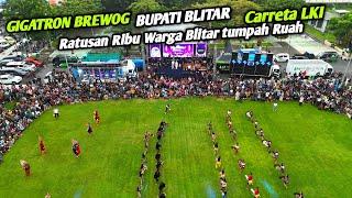 Blitar Luar Biasa Acara meriah warga Tumpah Ruah di hadapan Bupati, Brewog & LKI