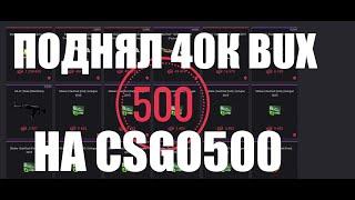 ПОДНЯЛ 40К НА CSGO500