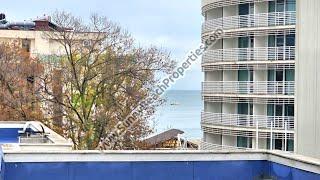 Sea view spacious furnished 2BR 2BA apartment for sale Excelsior 50m from beach Sunny beach Bulgaria