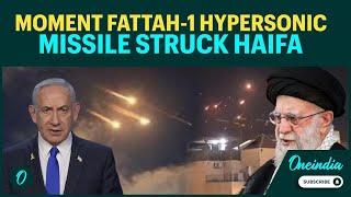 Disturbing Haifa Moment: New Wave of IRAN's Hypersonic Fattah-1 Missiles Destroy Haifa Oil Refinery